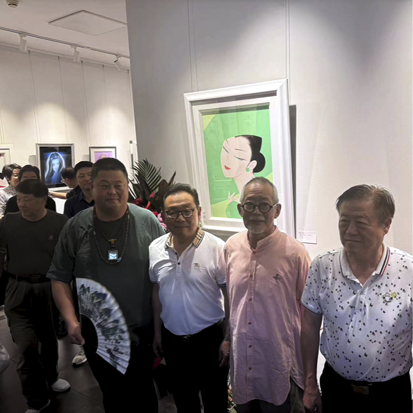 鶴田一郎 花・美人 展＠中国・北京市