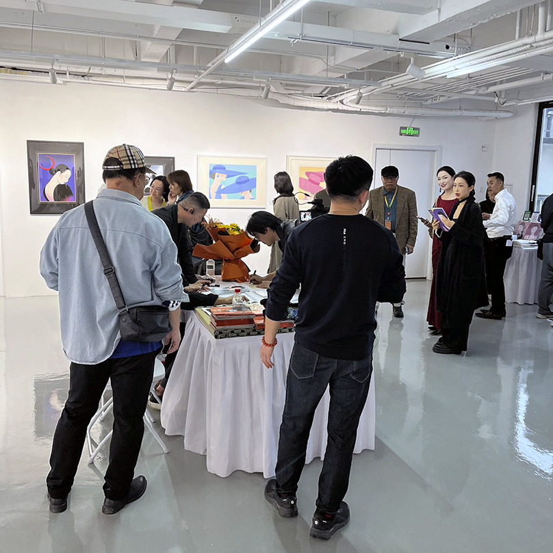 鶴田一郎美人画展＠中国・上海市