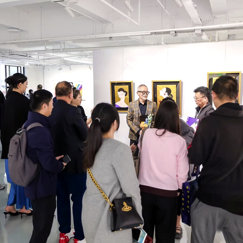 鶴田一郎美人画展＠中国・上海市